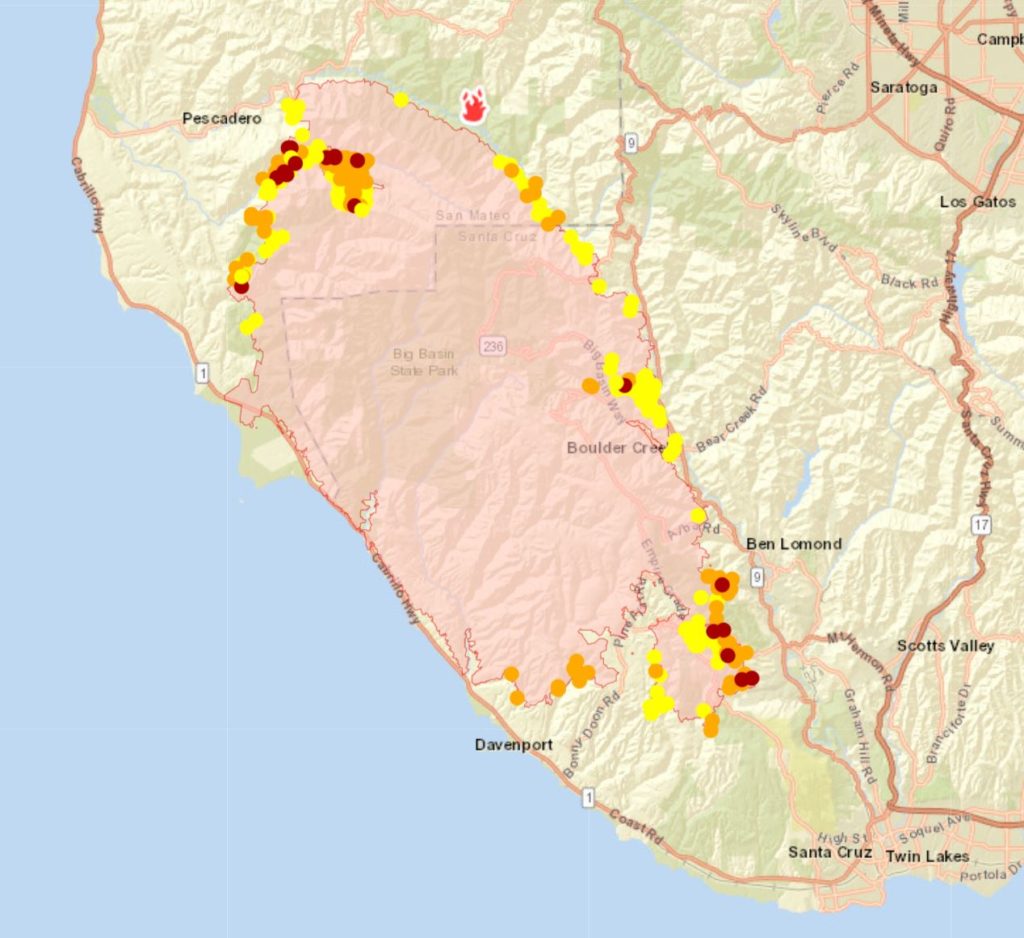 Santa Cruz County fire damage maps to be released Santa Cruz Local