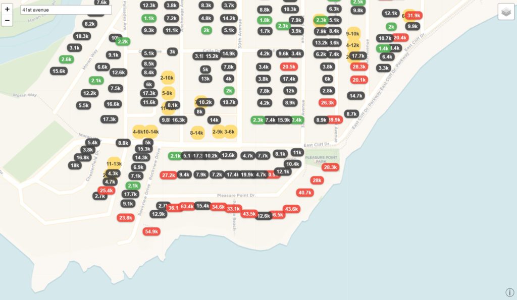 santa cruz county parcel map lookup