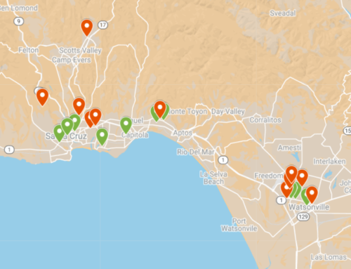 Map: COVID-19 test sites in Santa Cruz County