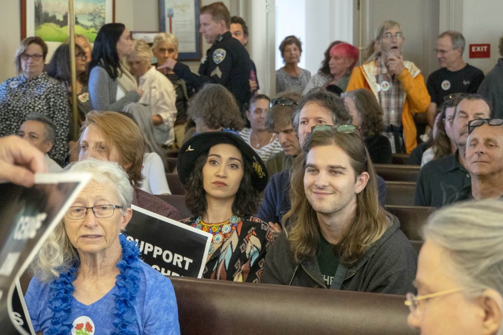 Santa Cruz City Council chambers were packed in 2019