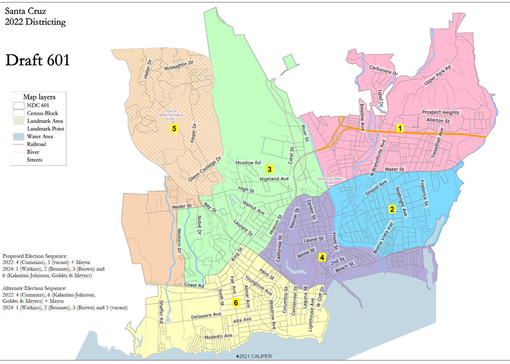 Map 601 City of Santa Cruz