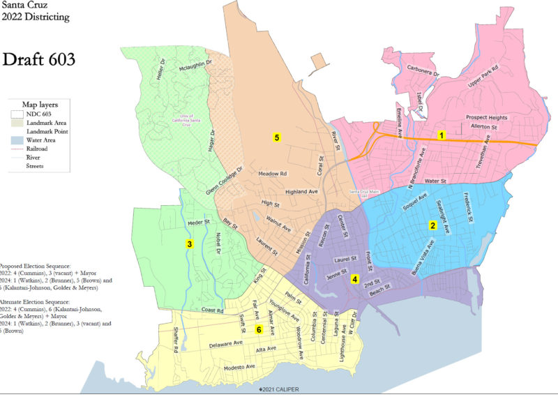 Residents weigh draft maps for Santa Cruz City Council districts ...