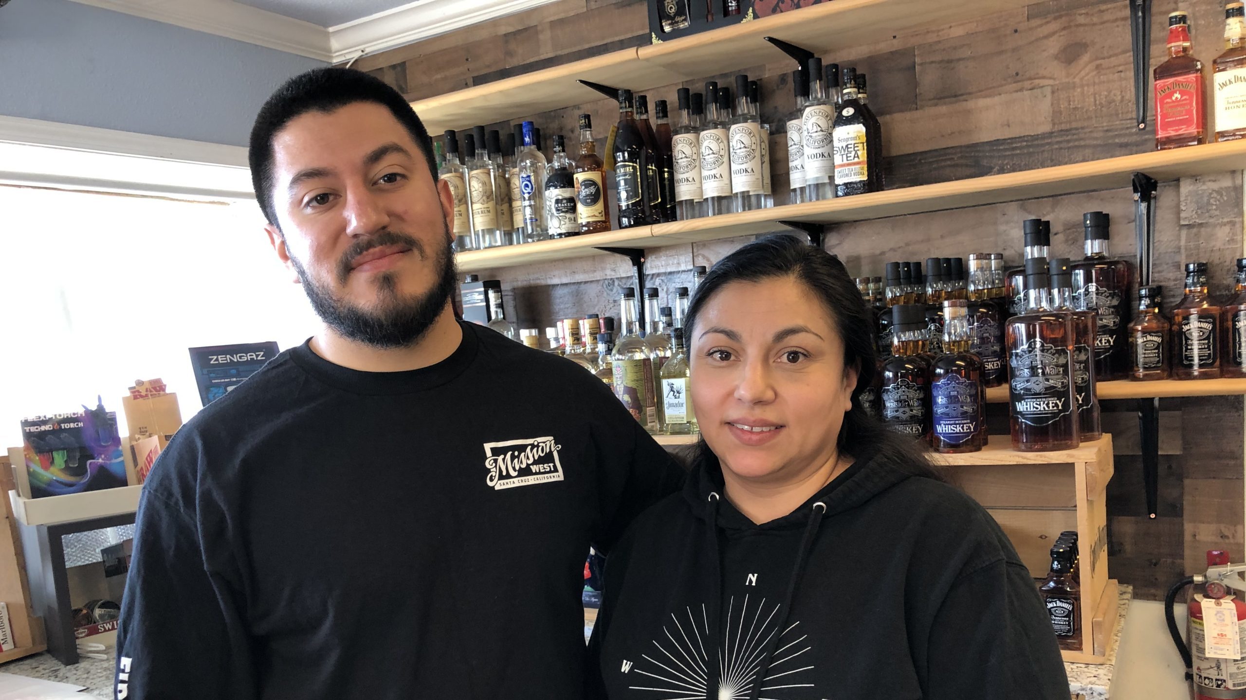 Mark Gonzales and Bernadette Delgado of Arro's Country Store in Davenport