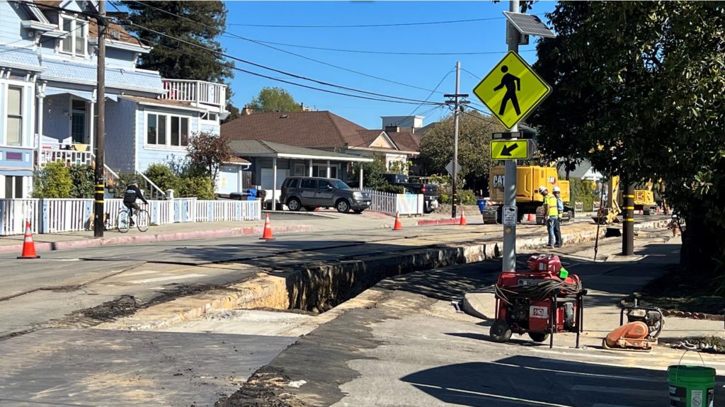 Soquel Avenue and Broadway road work Pure Water Soquel Conveyance