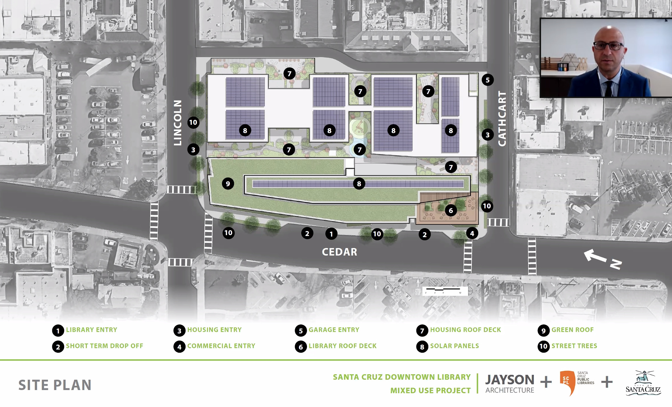 Downtown Santa Cruz Library updated plan