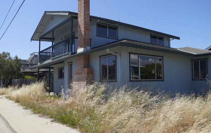 A four-bedroom home near West Cliff Drive in Santa Cruz sits empty in June after it was sold for $2.3 million in November. Homes under active construction would be exempt from a proposed tax on empty homes. (Kara Meyberg Guzman -- Santa Cruz Local)