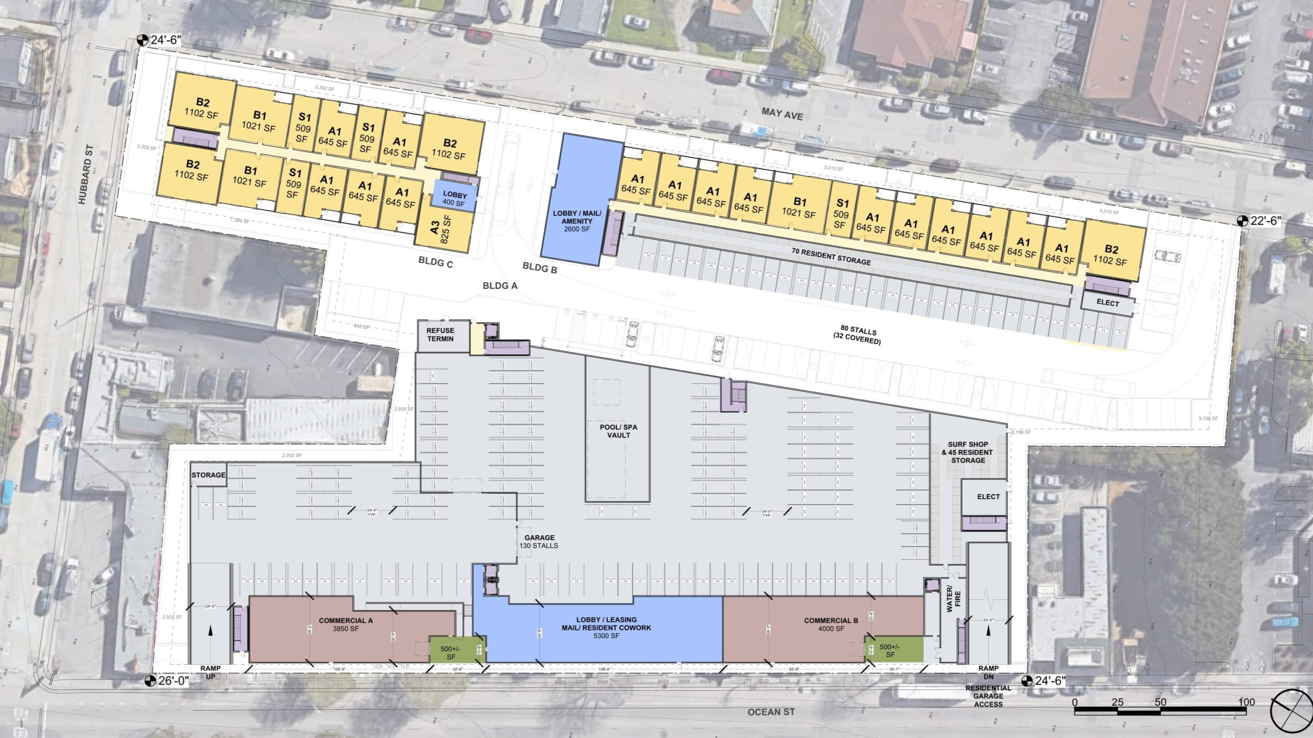 Ocean Street apartment plans revised in Santa Cruz Santa Cruz Local