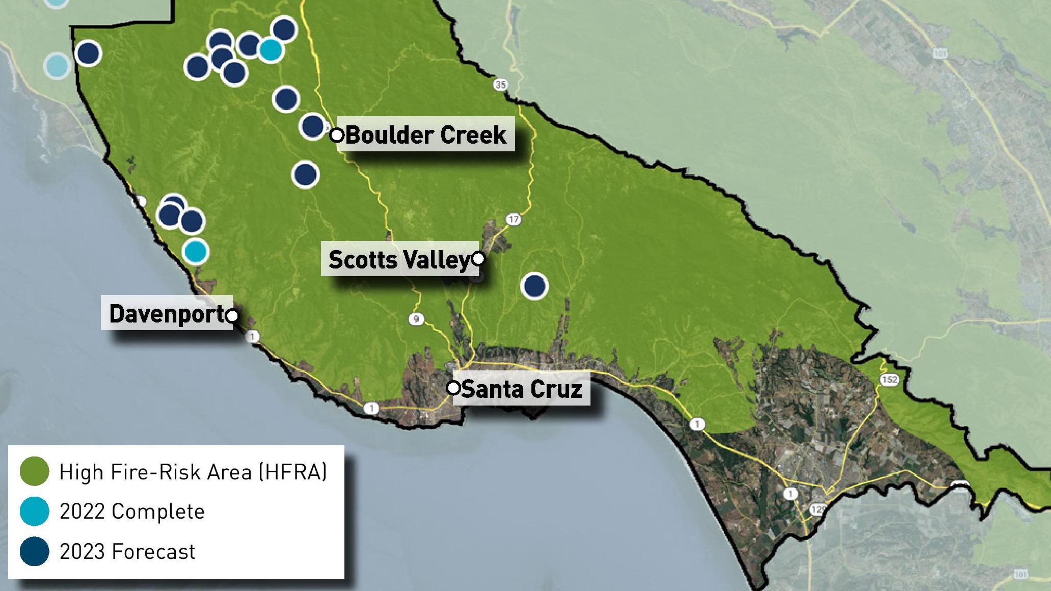 Underground power line project starts small in Santa Cruz Mountains