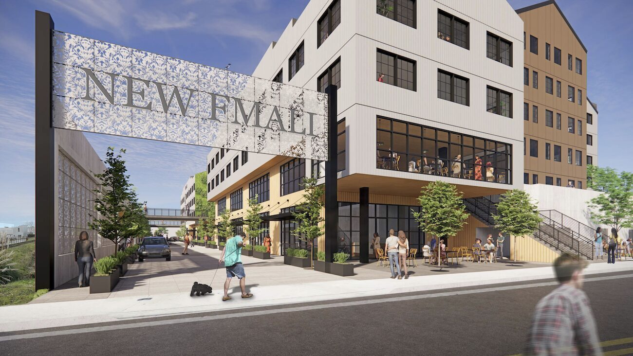 A proposed housing and commercial complex at 831 Almar Ave. would be dubbed "New Fmali," a reference to the tea company that operated there for decades.