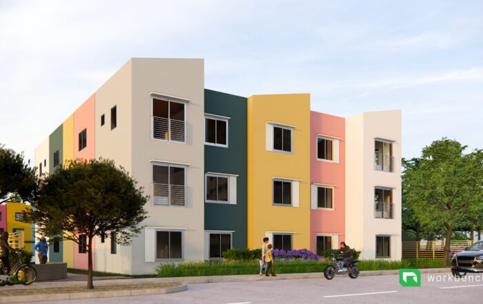 A three-story, 40-unit housing complex is one of two live oak apartment proposals that take advantage of the Builder's Remedy.