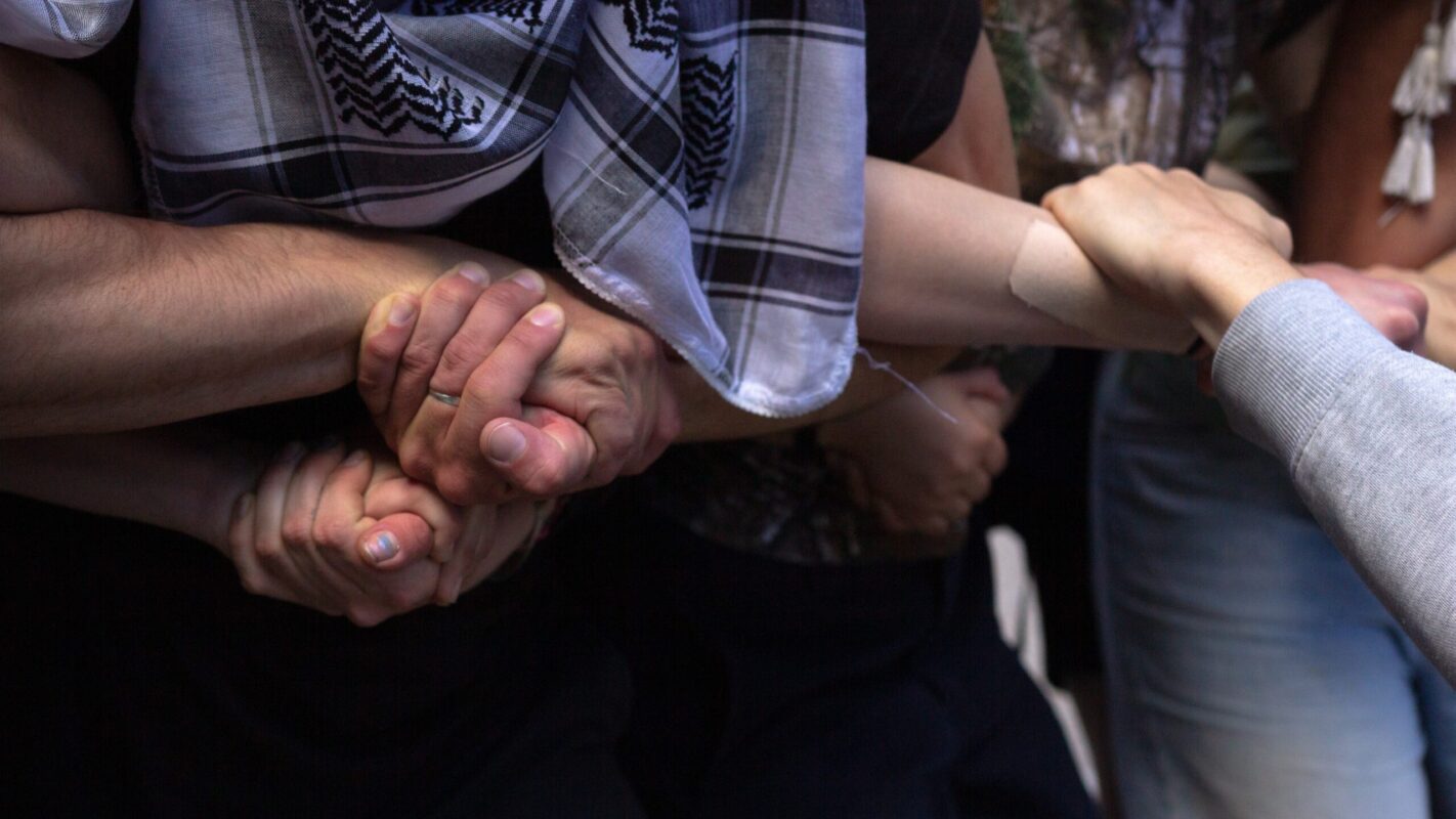 hands gaza camp UCSC May 2024 Marcello Hutchinson-Trujillo 16 9
