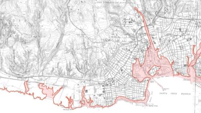 Tsunami inundation map santa cruz