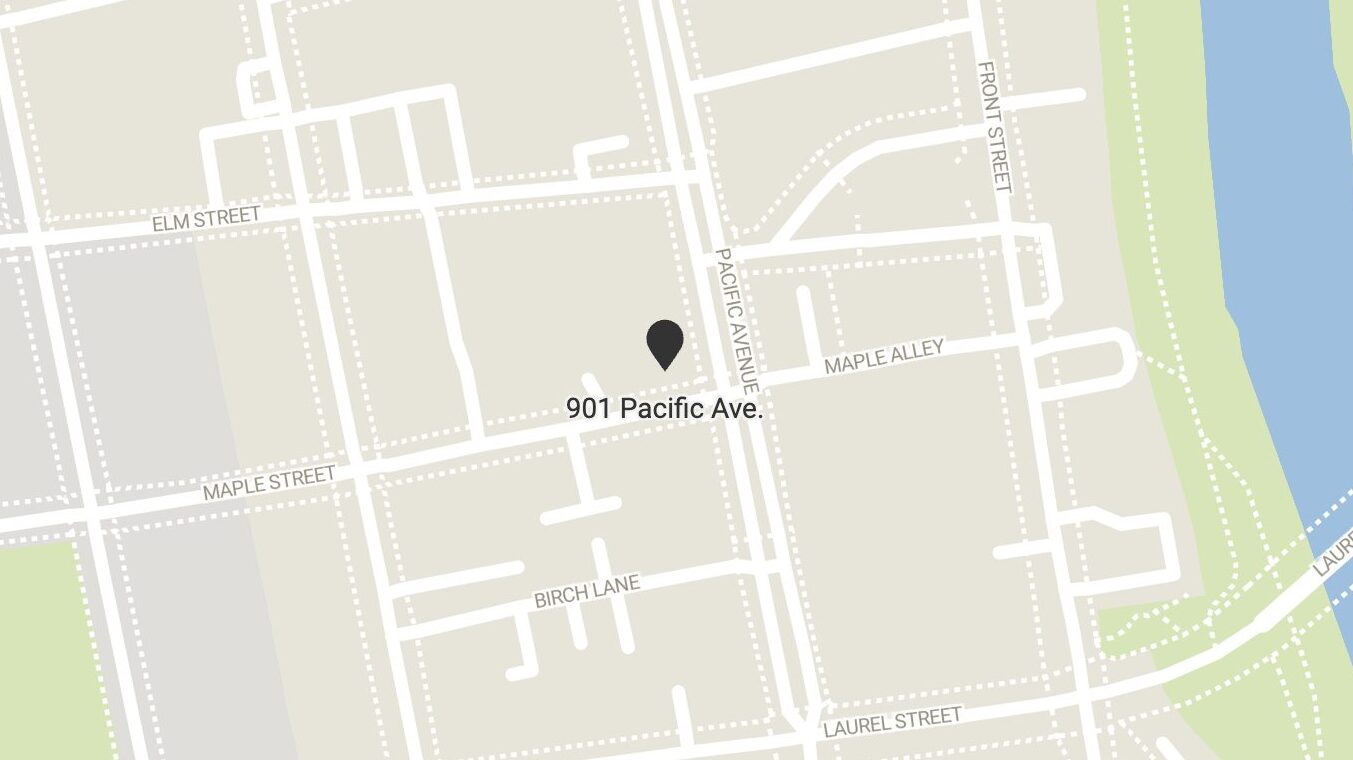 901 Pacific Ave. map