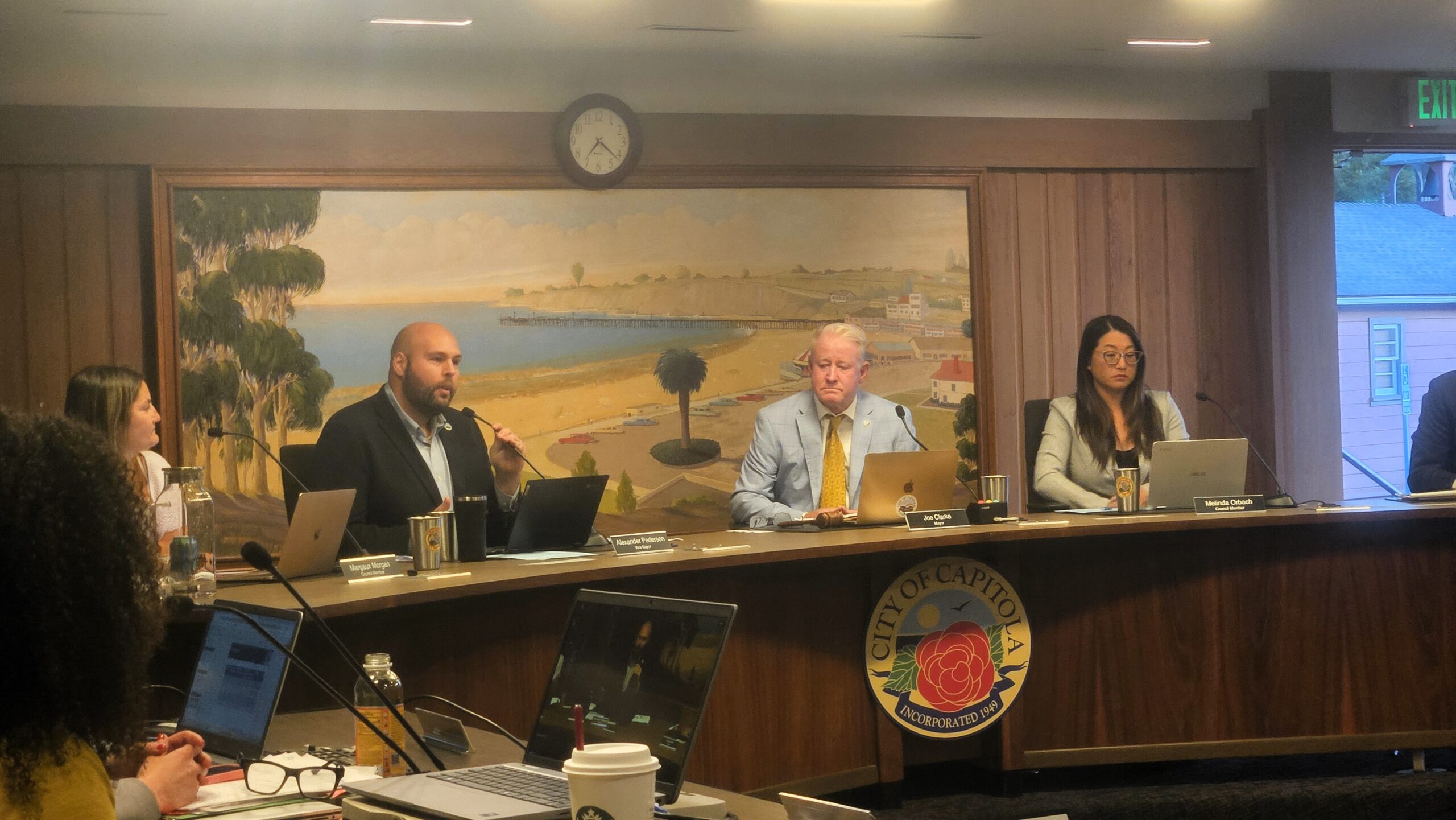 Capitola City Council pedersen orbach Clarke 4-17-2025 Tyler Maldonado 16 9