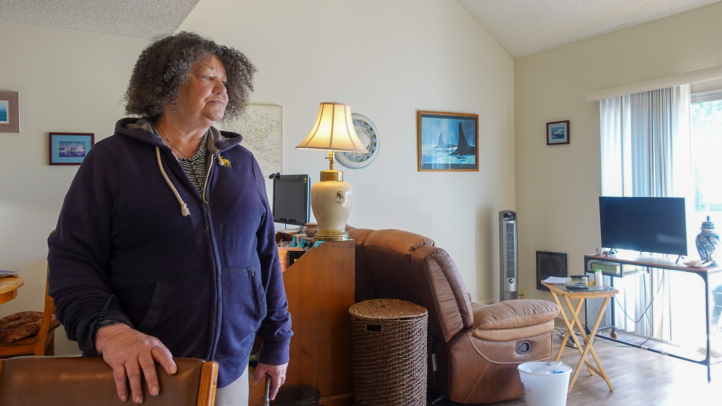 hilltop-february-2025-altenberg-3 Janice Bartholomew stands in her Hilltop apartment March 3, 2025.