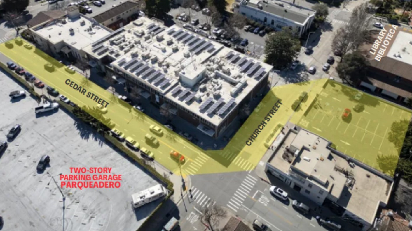 Downtown Santa Cruz Farmers Market site May 2025 16 9 A map showing the new location of the downtown Santa Cruz farmers market.