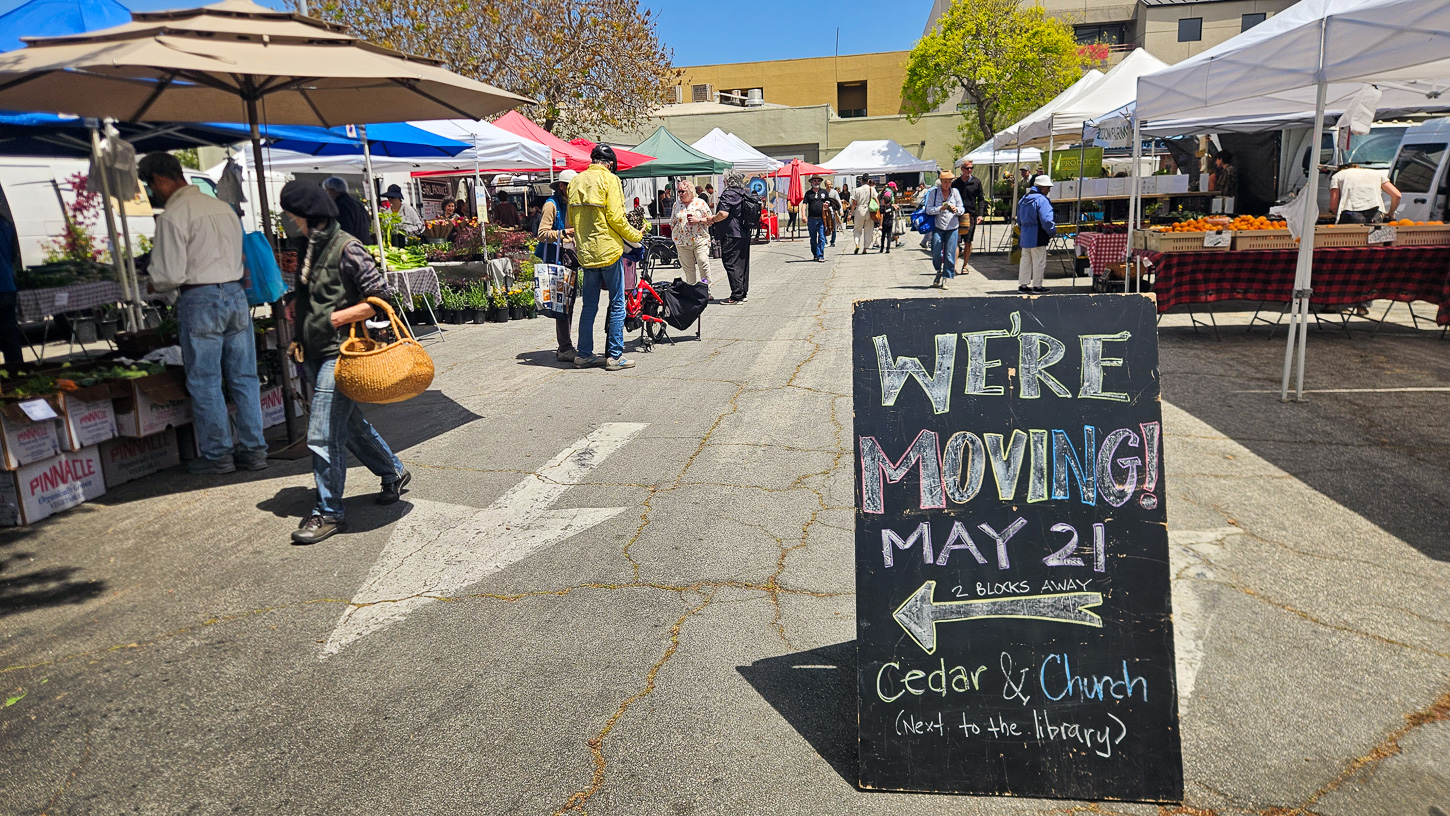 The Downtown Santa Cruz Farmers Market.