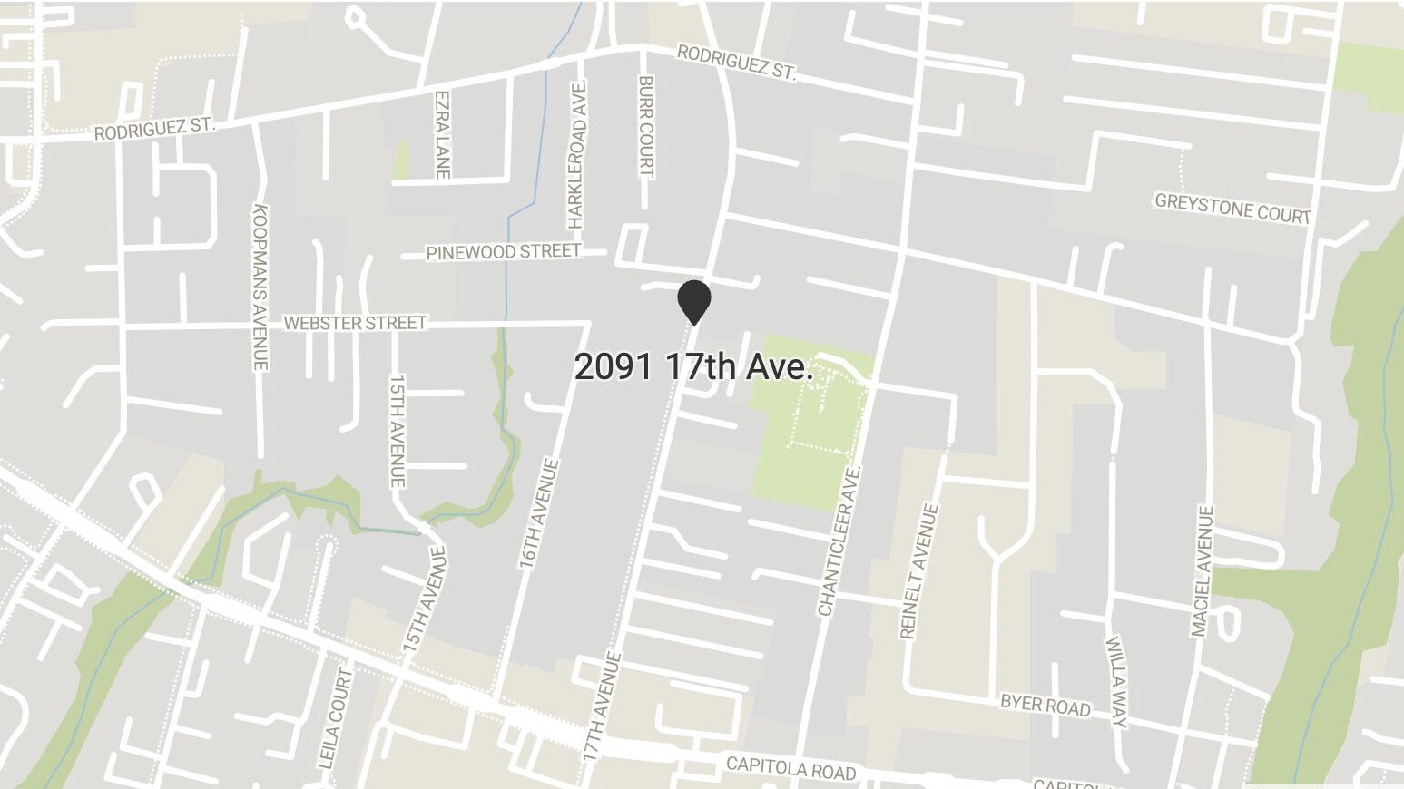2091 17th Ave. Live Oak map