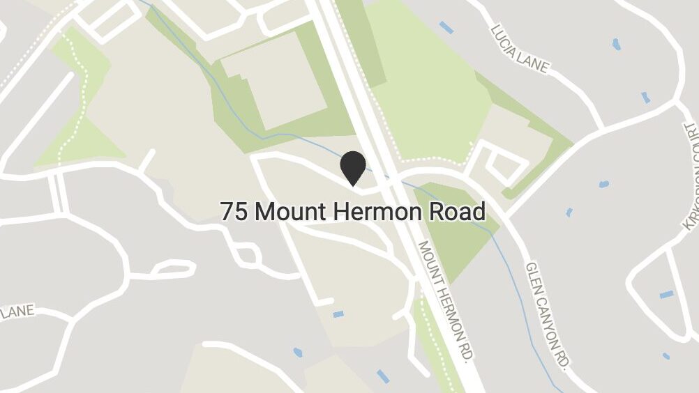 75 Mount Hermon Road map