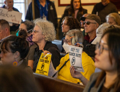 Anti-surveillance organizers want to engage leaders in Watsonville and Capitola, but efforts are slow-going