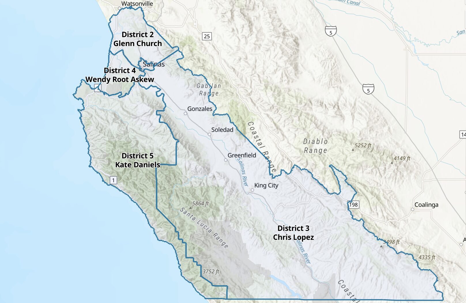 map-monterey-county-supervisor-districts