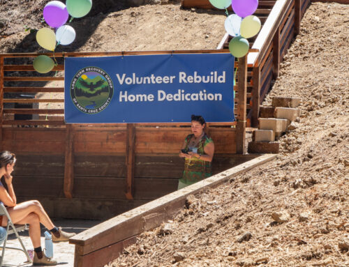 Woman returns home after years of displacement by CZU Lightning Complex Fire