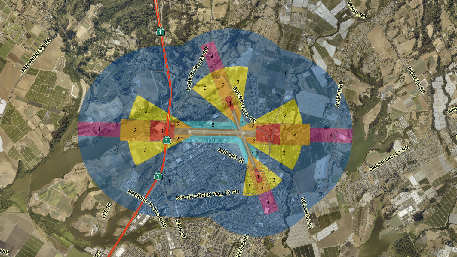 watsonville-municipal-airport-safety-zones-map
